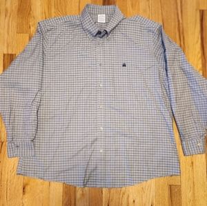 Brooks Brothers Regent Fit Mens 2XL Non-Iron cotton stretch blend.